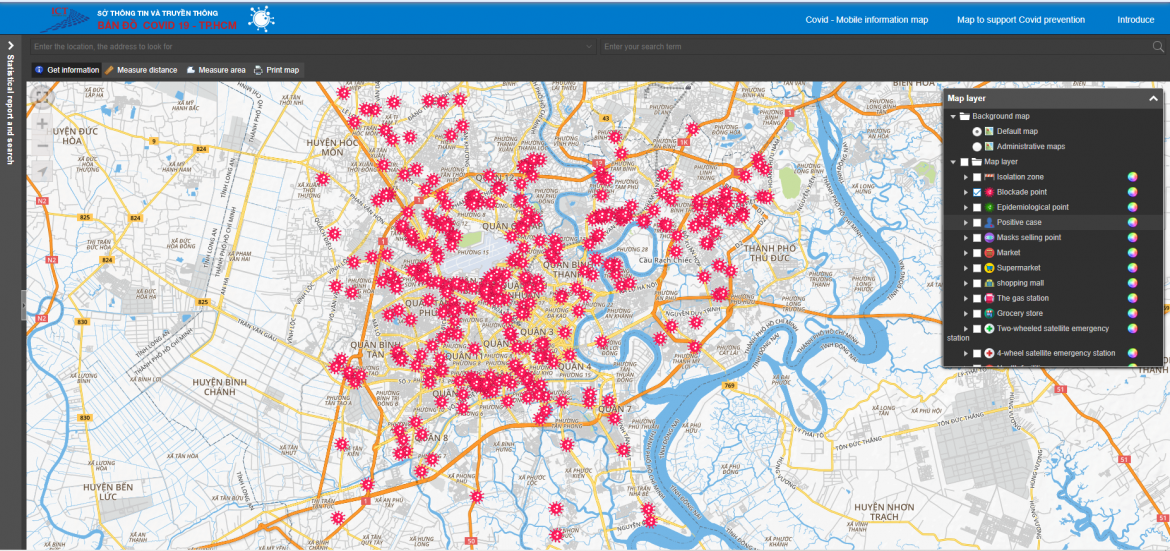 Ho Chi Minh City Deploys Map To Support Covid-19 Pandemic Prevention And  Control | Graduate Studies